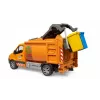 Veículo de modelo BRUDER MB Sprinter Camião do lixo BR-02682, réplica de brinquedo à escala