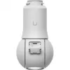 Ubiquiti UniFi G6 PTZ UVC-G6-PTZ-W câmara de segurança IP, 4K 8 MP (3864x2160), lente dupla, zoom híbrido 10x, interior e exterior, IP66, PoE, montagem em teto, parede ou poste, rotação de 350°, branca