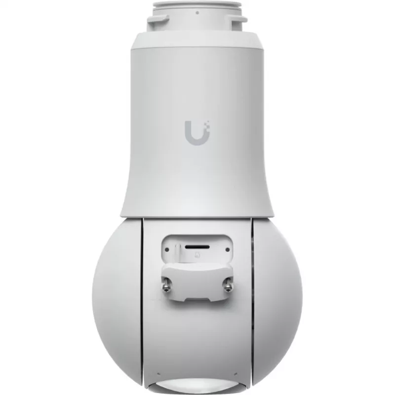 Ubiquiti UniFi G6 PTZ UVC-G6-PTZ-W câmara de segurança IP, 4K 8 MP (3864x2160), lente dupla, zoom híbrido 10x, interior e exterior, IP66, PoE, montagem em teto, parede ou poste, rotação de 350°, branca