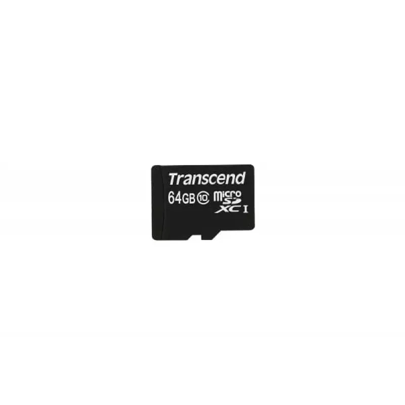 Cartão de memória flash Transcend 64GB MicroSDXC Classe 10 com adaptador