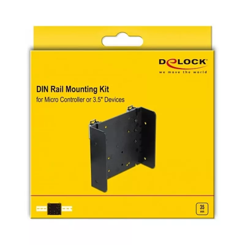 Conjunto de montagem DeLOCK 66292 preto plástico ABS