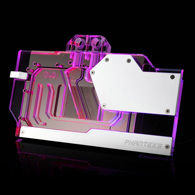 PHANTEKS Glacier G40 RTX 4090 bloco de água com backplate para MSI, D-RGB - branco