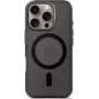 Decoded capa traseira de plástico reciclado para iPhone 16 Pro, preto transparente