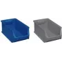 Caixa de arrumação allit ProfiPlus 456273, tabuleiro organizador de plástico 355×205×150 mm, cinzento