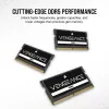 SO-DIMM 64 GB DDR5-5600 (2x 32 GB) kit duplo, memória preta, CMSX64GX5M2A5600C48, Vengeance