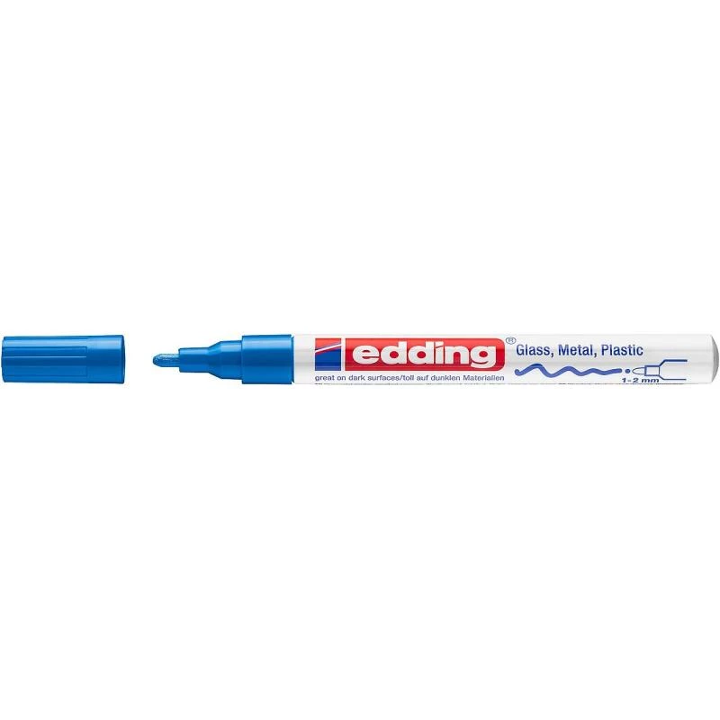 Marcador Edding 751 azul