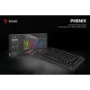 Teclado gaming Savio Phenix SAVGK-RED USB RF Wireless Bluetooth QWERTY