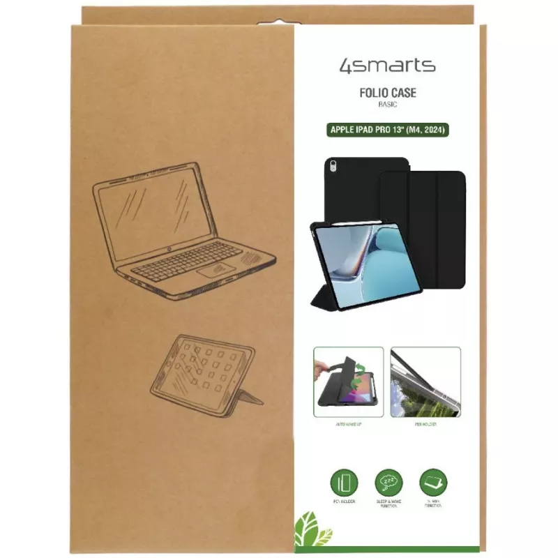 4smarts Capa tipo flip para tablet – poliuretano termoplástico (TPU)