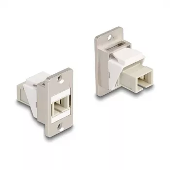 Módulo Keystone DeLOCK para montagem em painel fibra ótica SC simplex conector fêmea-conector fêmea cónico bege