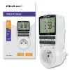 Temporizador eletrónico QOLTEC PC0628 com visor LCD, contagem decrescente de 24 horas