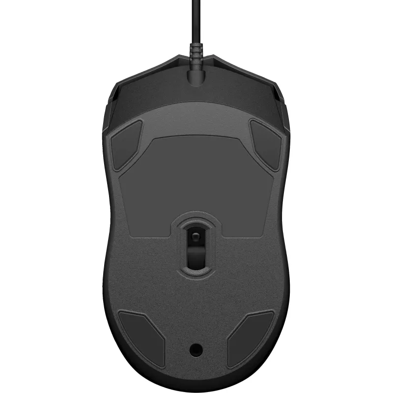 HP Rato com fio 105, ambidestro, ótico, USB Type-A, 1600 DPI, preto