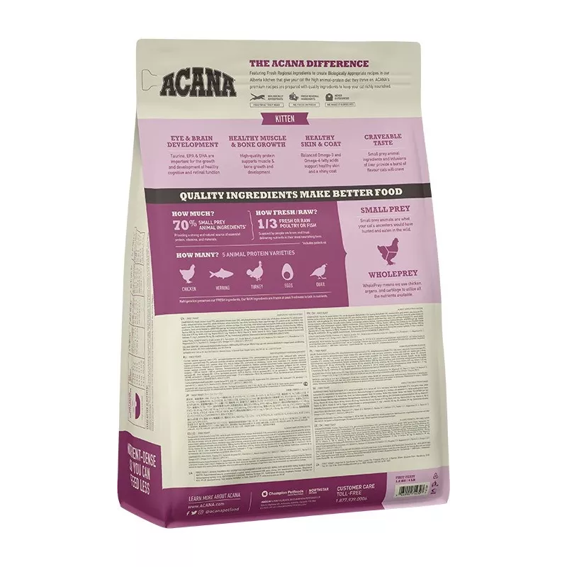 ACANA First Feast - Comida seca para gatos - 1,8 kg