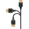 Goobay 75296 Slim cabo HDMI de alta velocidade com Ethernet, 4K@60Hz, HDMI 2.0, macho-macho, 5 m, preto