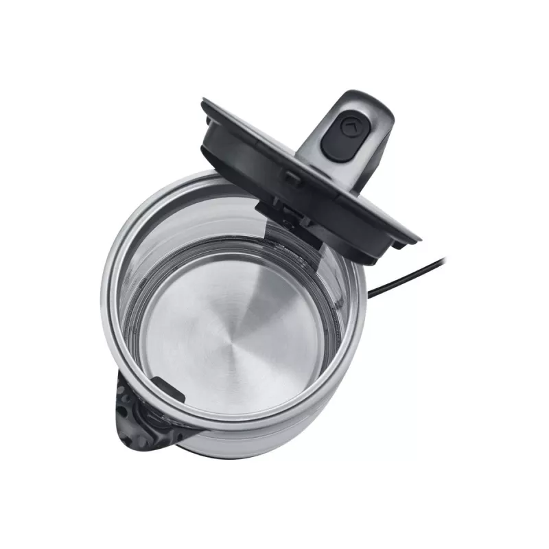 Chaleira Severin 1,7 l 2200 W preto aço inoxidável transparente