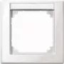 Placa de parede / tampa de interruptor Merten 470119, branco, moldura de cobertura simples