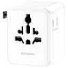 Adaptador de viagem 20W GaN Nomad 2xUSB-C + 1xA