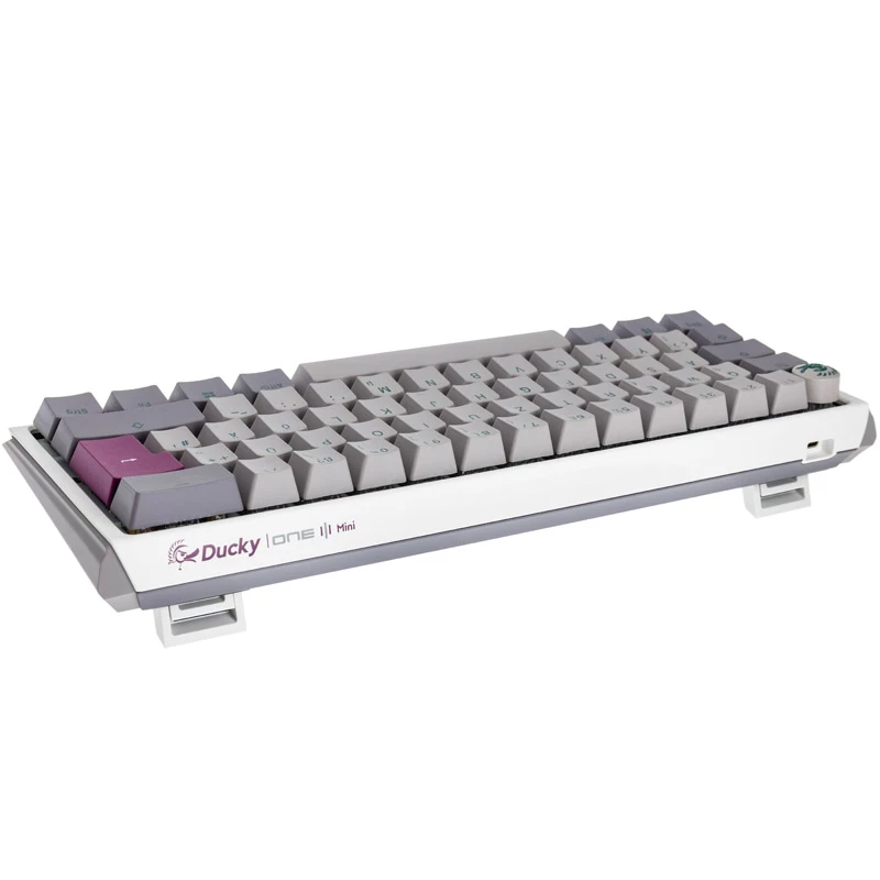 Teclado Ducky One 3 Mini Mist cinzento Gaming USB alemão