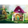 Conjunto de figuras Princess Magic 71838 Casa de fadas acolhedora e unicórnio dourado