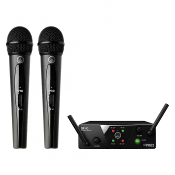 Conjunto de microfone sem fios AKG WMS40 Mini2 Vocal Set BD