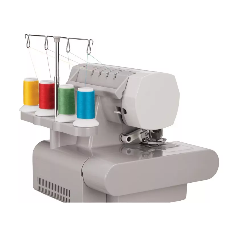 Máquina de costura overlock SINGER 14HD854 Heavy Duty elétrica 120 W Cinzento