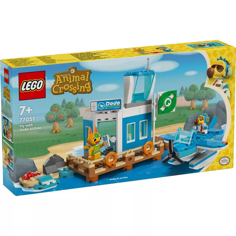 Brinquedo de construção LEGO 77051 Animal Crossing: voar com o conjunto Dodo Airlines, marca LEGO, modelo 77051