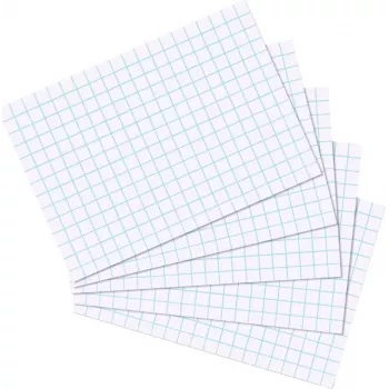 Fichas Herlitz 10621290 branco 100 unid.