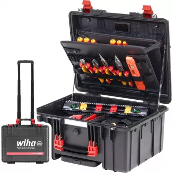 Wiha 45795 conjunto de ferramentas XL 2 Trolley electric, 60 peças, com mala trolley
