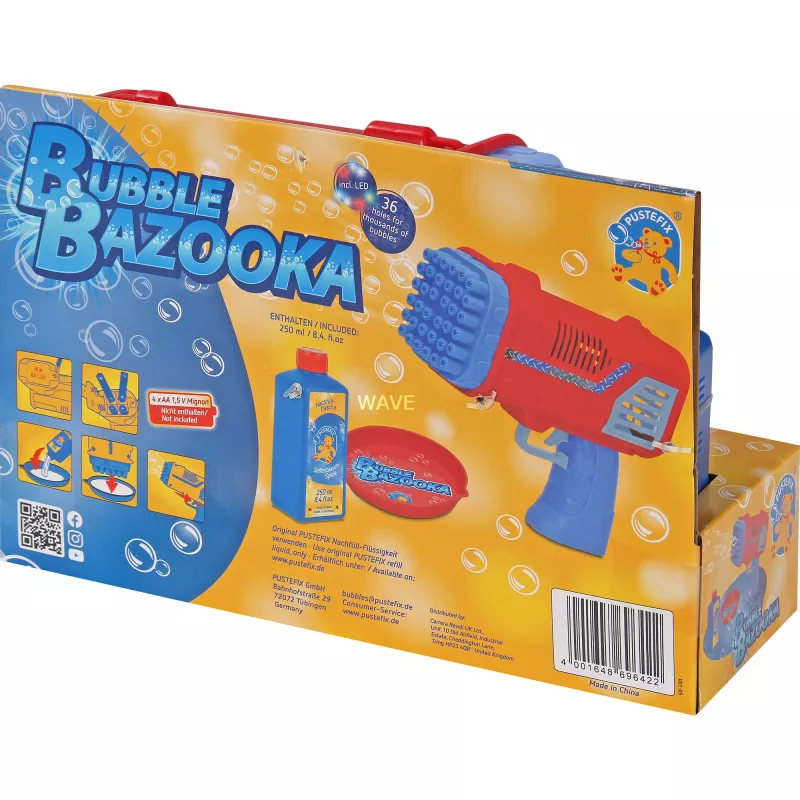 Bubble Bazooka, bolas de sabão