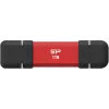 Pen USB Silicon Power DS72 1 TB USB Type-A / USB Type-C 3.2 Gen 2 (3.1 Gen 2) vermelho (SP001TBUC3S72VPR)
