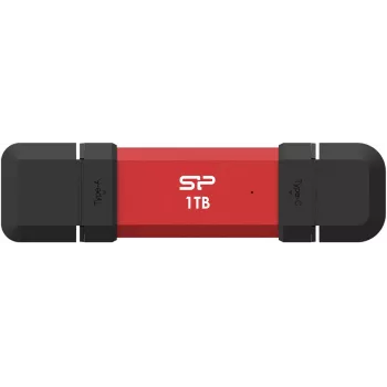 Pen USB Silicon Power DS72 1 TB USB Type-A / USB Type-C 3.2 Gen 2 (3.1 Gen 2) vermelho (SP001TBUC3S72VPR)