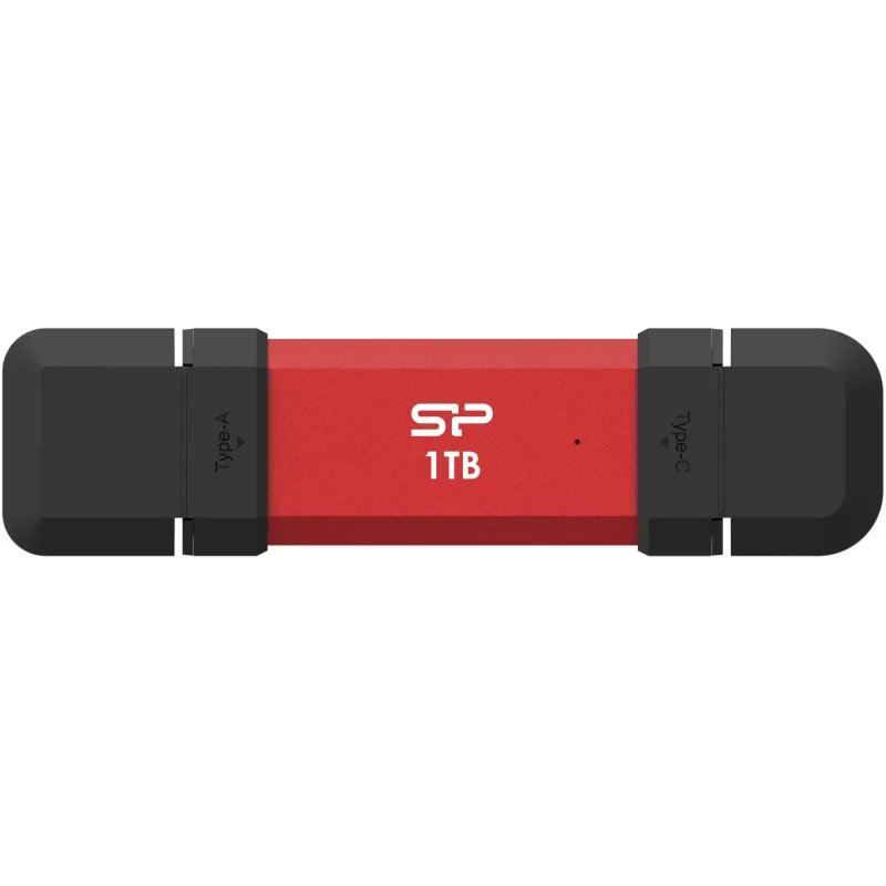 Pen USB Silicon Power DS72 1 TB USB Type-A / USB Type-C 3.2 Gen 2 (3.1 Gen 2) vermelho (SP001TBUC3S72VPR)