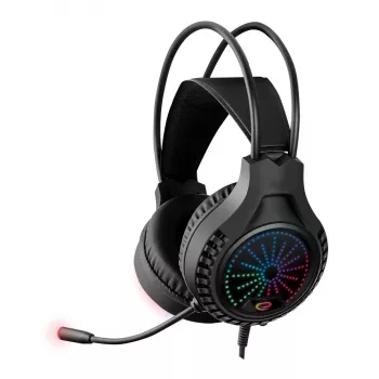 Auscultadores gaming com fio ESPERANZA EGH5000 — circumaurais, USB 2.0, 20–20.000 Hz, 32 Ω, 105 dB, cabo de 1,5 m, microfone de haste flexível