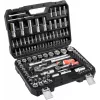 Conjunto de chaves de caixa YATO YT-38791 — 108 peças, encaixe 1/2 inch, inclui catraca, mala preta