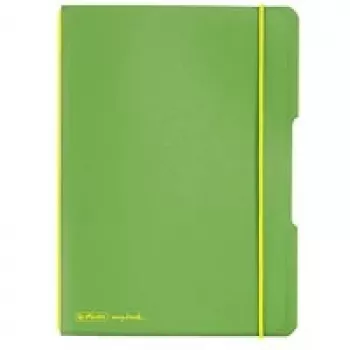 Caderno Herlitz 11361540 A6 40 folhas verde amarelo