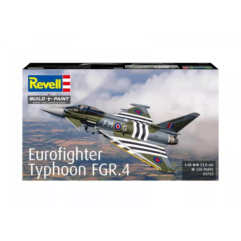 REVELL Eurofighter Typhoon FGR.4 1:48 kit de modelo em plástico