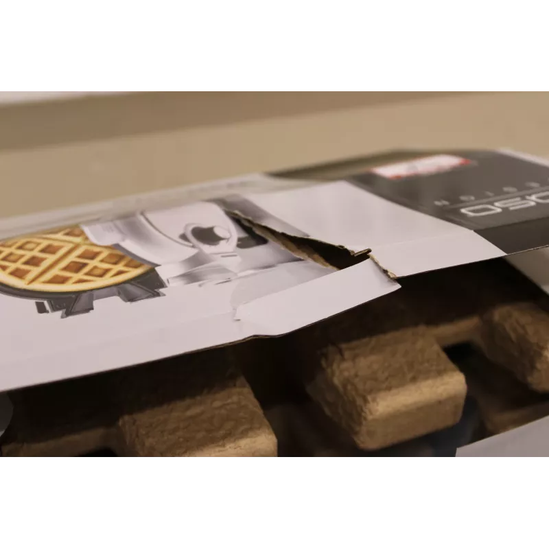 Máquina de waffles Caso WaffleUp 800 W aço inoxidável — 800 W de potência, máquina de waffles elétrica de mesa