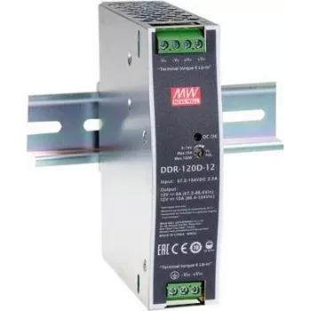Adaptador de alimentação MEAN WELL DDR-120A-12 120 W 12 V RoHS