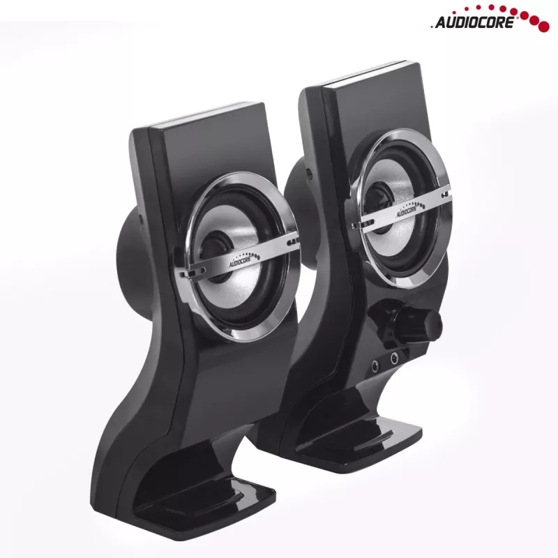 Audiocore AC805 altifalantes estéreo 2.0 PC 6W preto