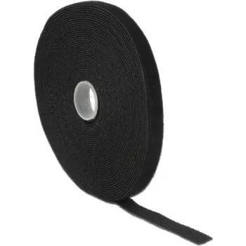 Fita de velcro DeLOCK 18712 preta 13 mm 10 m