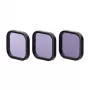 Conjunto Telesin com 3 filtros ND para GoPro Hero 13 Black — ND8, ND16, ND32