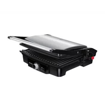 Grelhador de contacto MPM MGR-09M - 2000 W, grelhador de paninis, placa superior ajustável