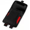 Bolsa de ferramentas Knipex Modular Bag 00 19 50 LE preto/vermelho, vazia, armazenamento modular para ferramentas