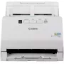 Digitalizador de fotos e documentos Canon imageFORMULA RS40, 600 x 600 DPI, 40 ppm, 30 ppm, tons de cinzento, monocromático, digitalizador de alimentação folha a folha, branco