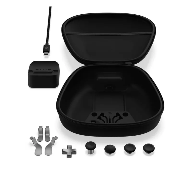 Acessório para comando de jogos Microsoft Xbox Elite Wireless Controller Series 2 Complete Component Pack preto prateado