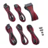 Cabo de alimentação interno CableMod CM-PCAB-BKIT-NKCR-3PK-R carbon red