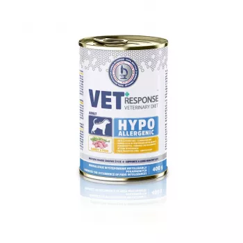 VET RESPONSE Hipoalergénico Peru - Alimento húmido para cães - 400 g
