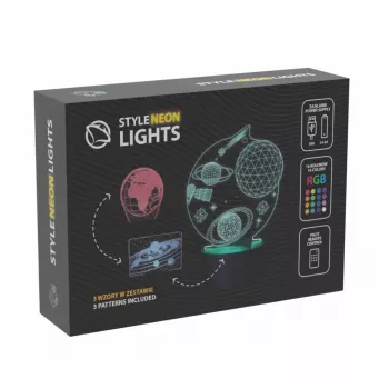 Lâmpada LED decorativa Manta SNL118RGB RGB 3D