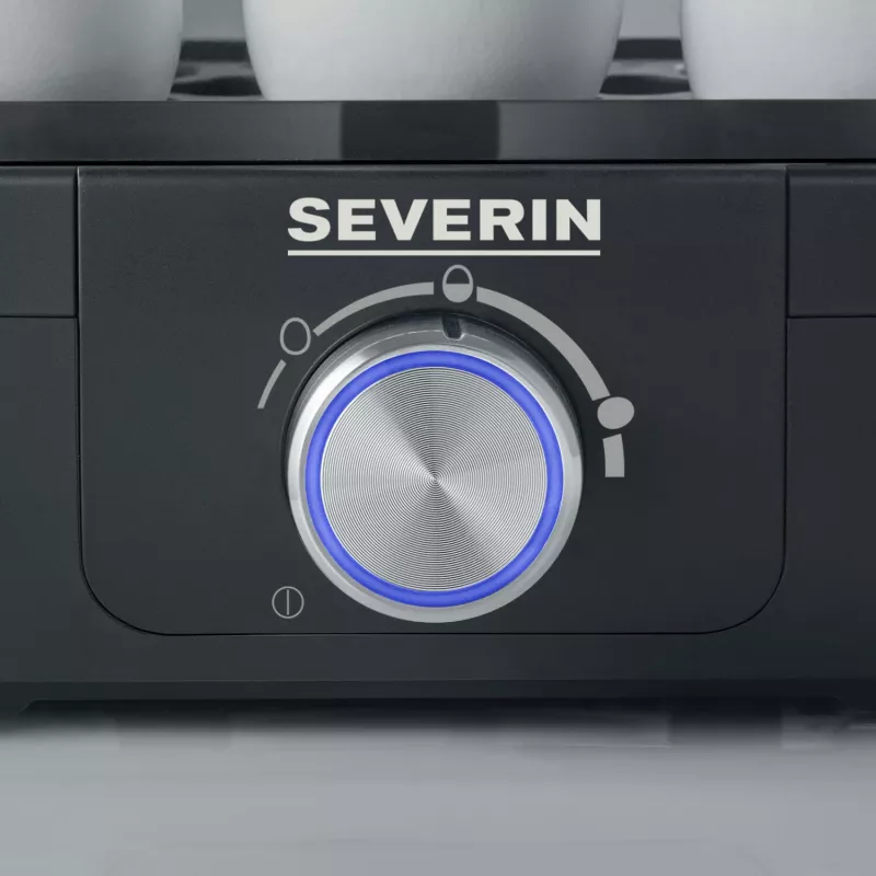 Ovoqueira Severin 420W, para máx. 6 ovos EK 3166 preto (EK3166)