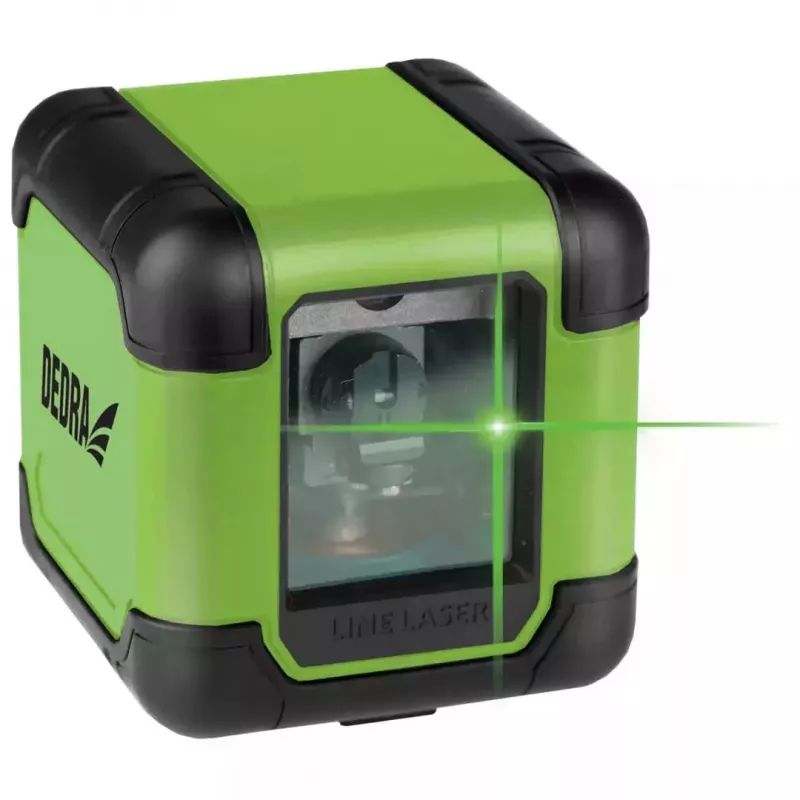 Nível laser de linhas cruzadas Dedra MC0920 autonivelante, precisão 0,5 mm