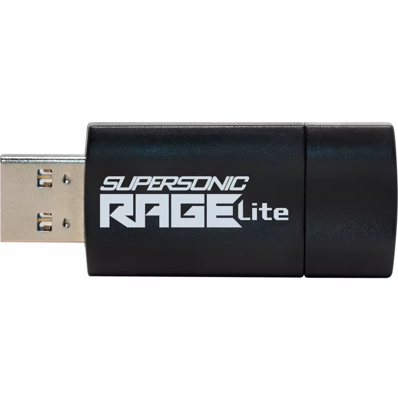 Pen drive PATRIOT Rage Lite 1 TB 120 MB/s USB 3.2 retrátil preto (PEF1TBRLB32U)